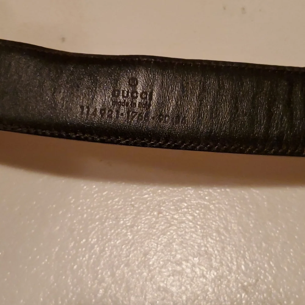 Gucci Leather & Canvas Belt ๐ Host Pick - Picture 8 of 12